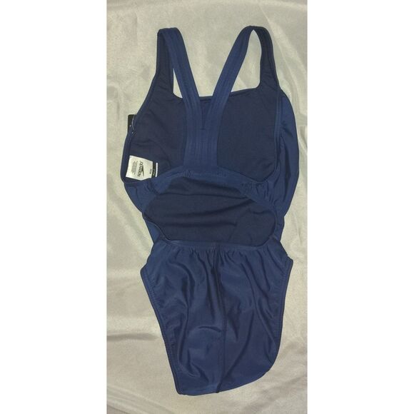 NWT Speedo Solid Super Pro ProLT Size 6/32 Competitive Swim 1Piece Blue Workout - Picture 2 of 6